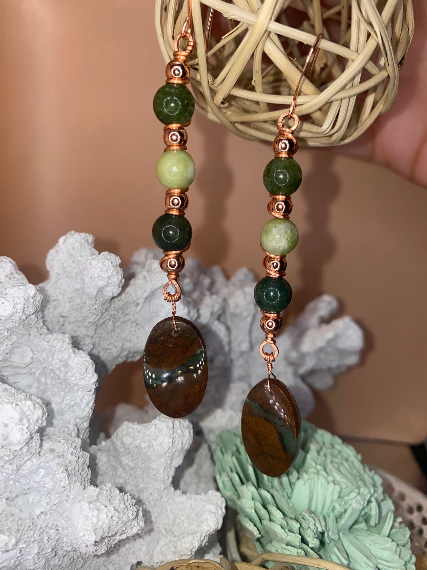 Chrysoprase Earrings