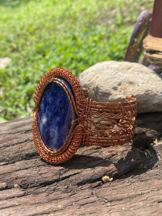 Sodalite Cuff Bracelet