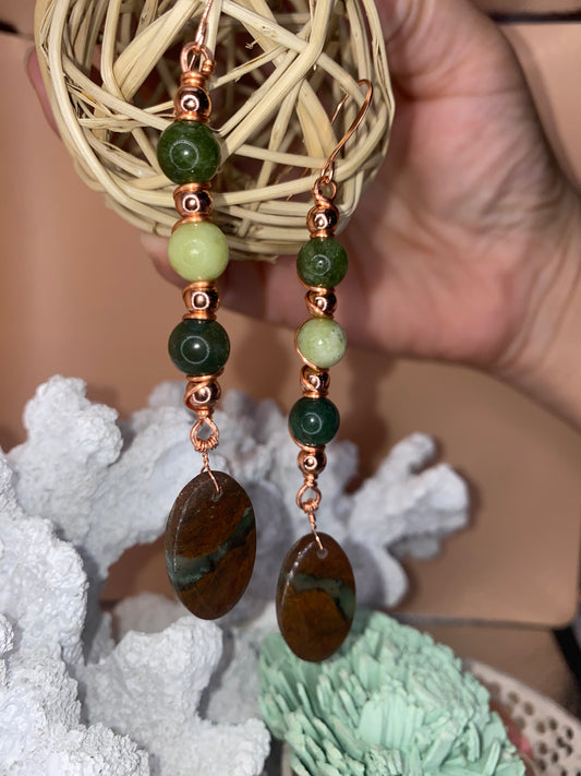 Chrysoprase Earrings
