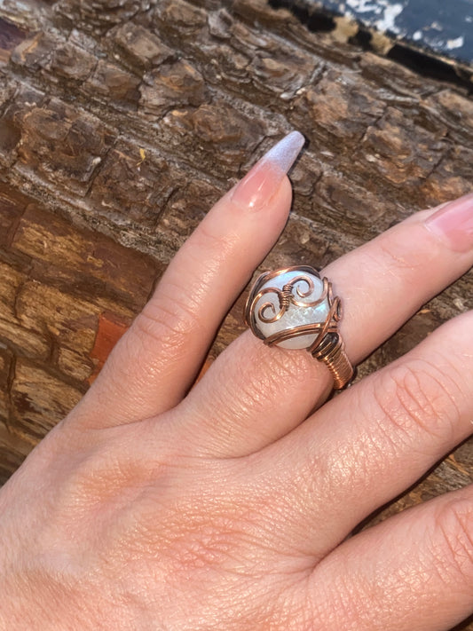 Swing Moonstone Ring