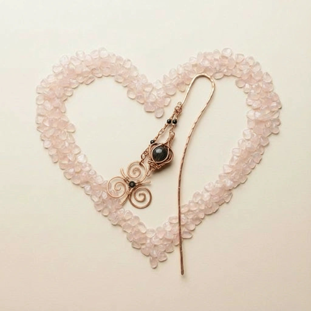 Celtic moss bookmark