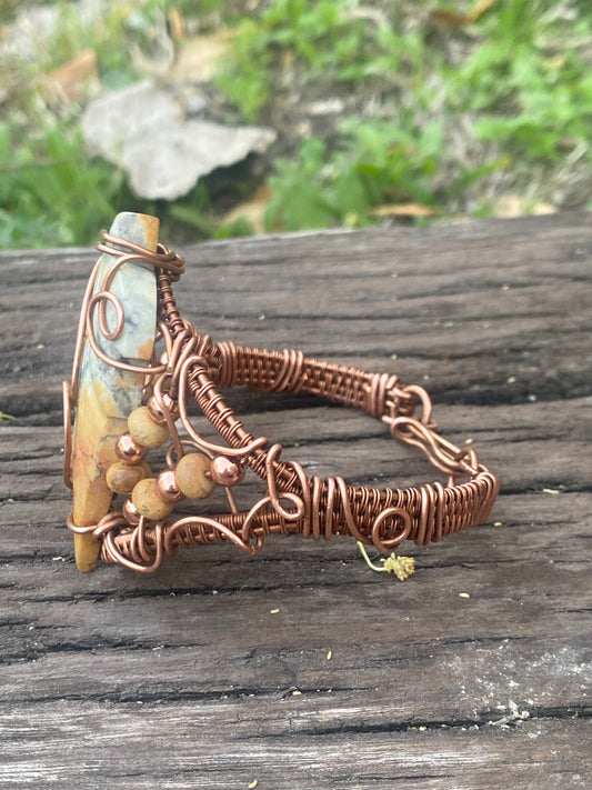 Athena Bracelet Yellow Jasper