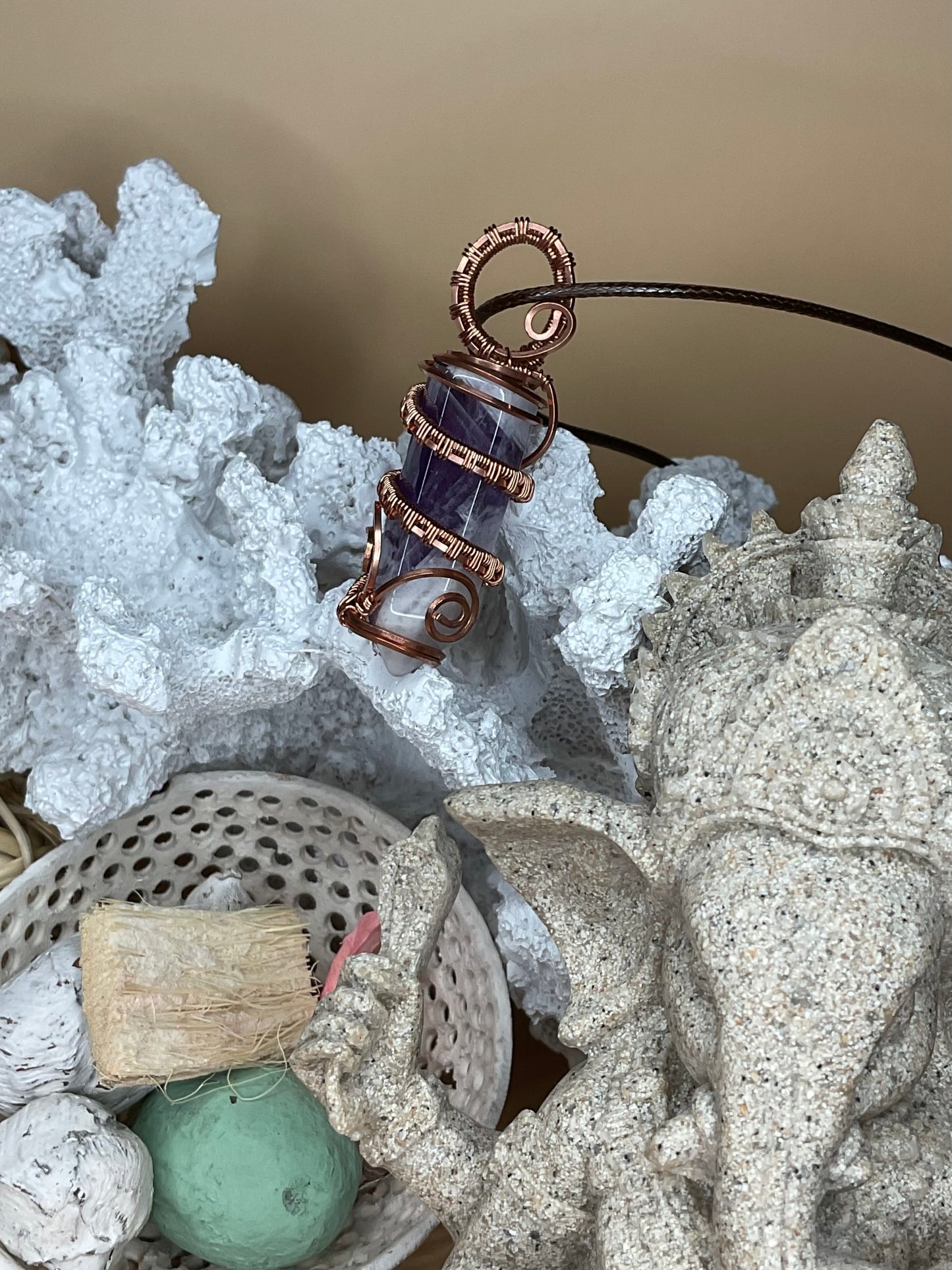 Dream Clouds Amethyst Tower Pendant