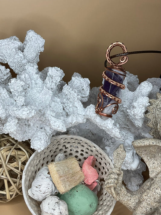 Dream Clouds Amethyst Tower Pendant