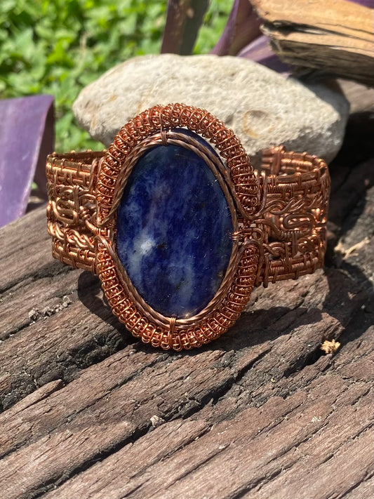 Sodalite Cuff Bracelet