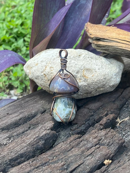 Z- Ocean Jasper Mushroom