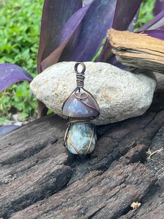 Z- Ocean Jasper Mushroom