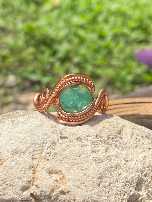 Green Aventurine ring
