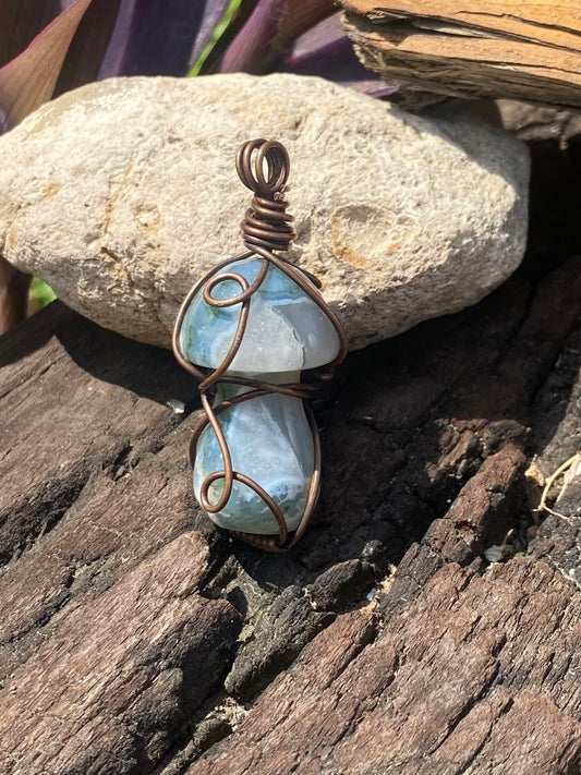 A2- Moss Agate Mushroom