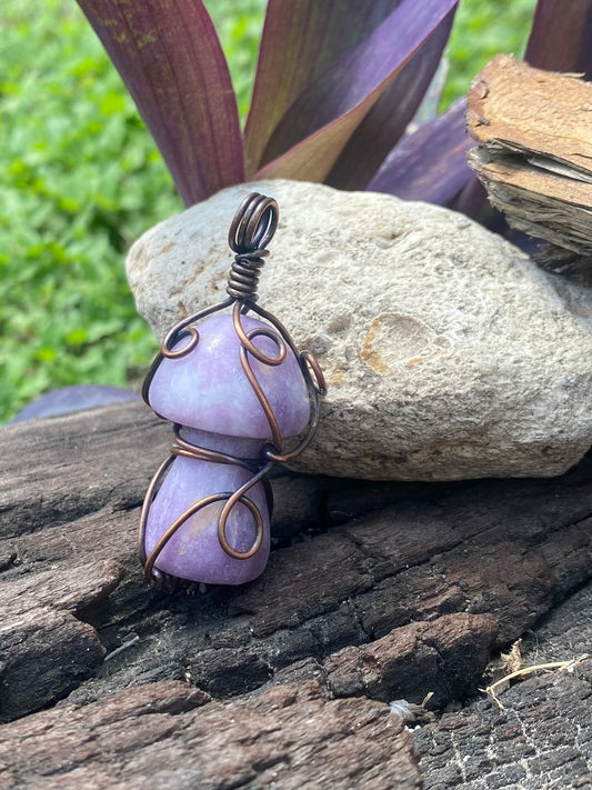 Y- Lepidolite Mushroom