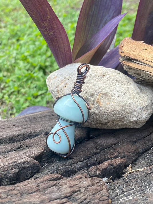 T- Amazonite Mushroom