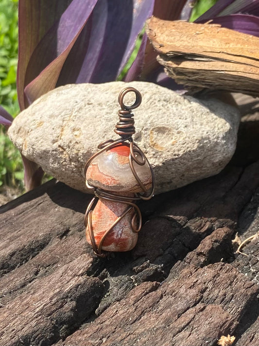 V- Red Jasper Mushroom