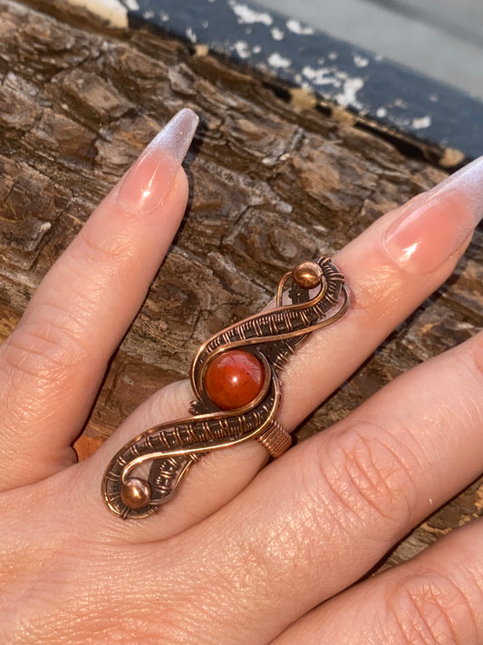 Red Jasper Ring