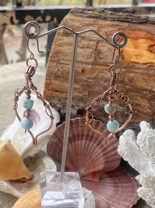 Leti Larimar Earrings
