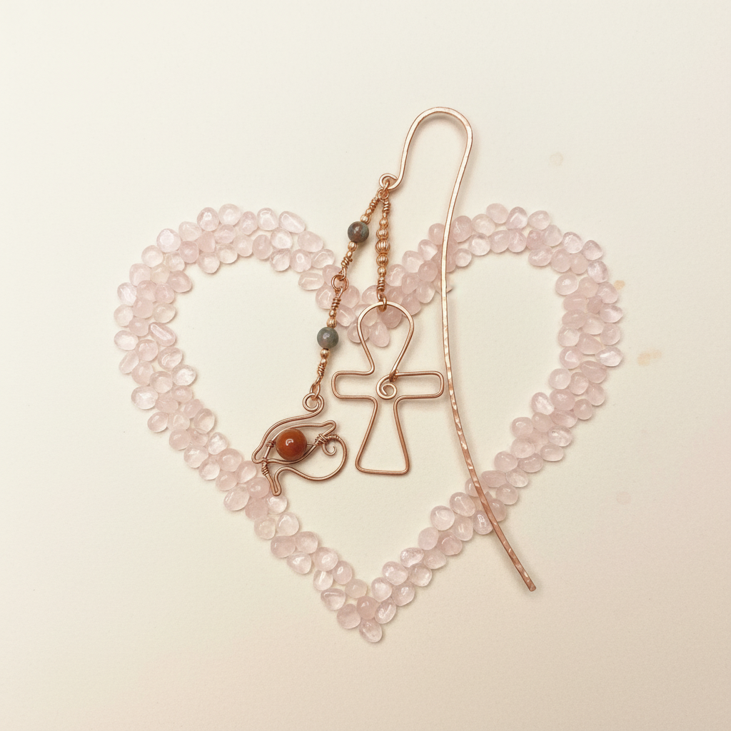 Red Jasper Eye of Horus Bookmark