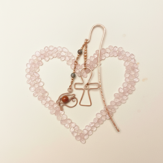 Red Jasper Eye of Horus Bookmark
