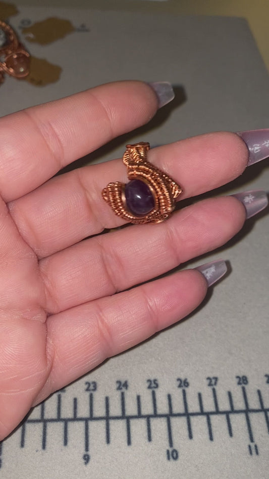 Amethyst Spinner Ring
