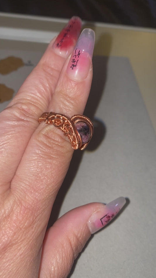 Rhodonite Ring