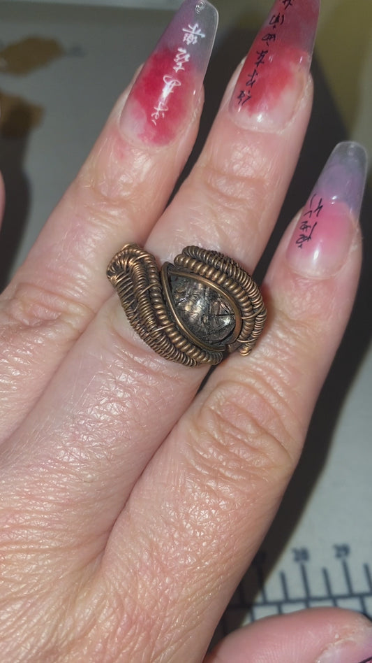 Rutilated quartz Ring